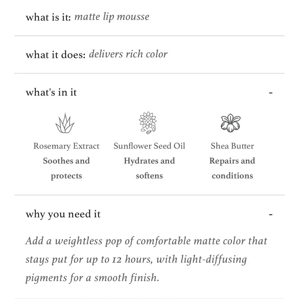 Julep Beauty It’s Whipped Matte Lip Mouse New